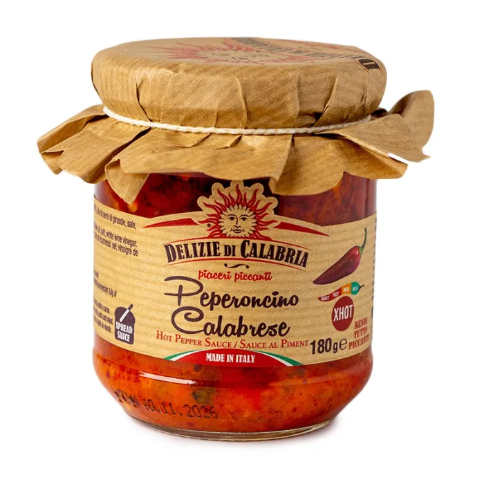 Delizie di Calabria drvené kalábrijské chilli papričky 180g