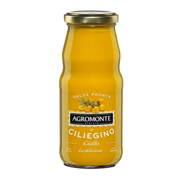 Agromonte hotová omáčka zo žltých cherry paradajok 360g