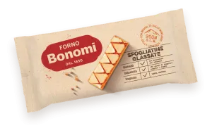 Bonomi Sfogliatine lístkové koláčiky s marhuľovou polevou 135g