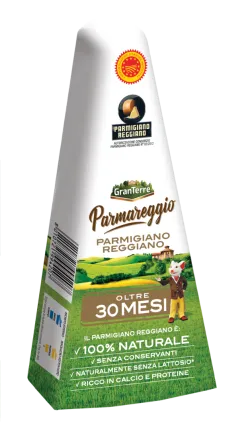 GranTerre Parmigiano regiano DOP 30 mesačný 250g thumbnail-1