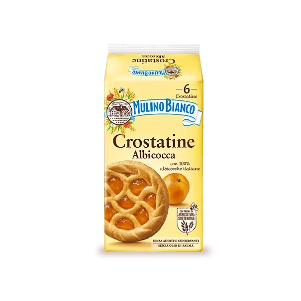 Mulino Bianco Crostatine s marhuľovou náplňou 400g