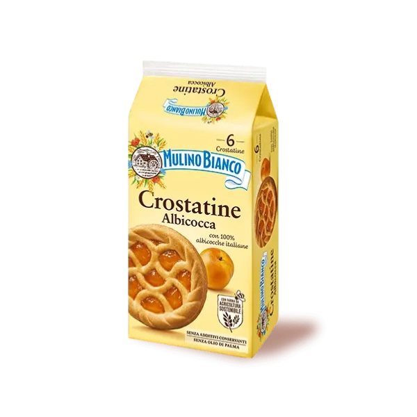 Mulino Bianco Crostatine s marhuľovou náplňou 400g