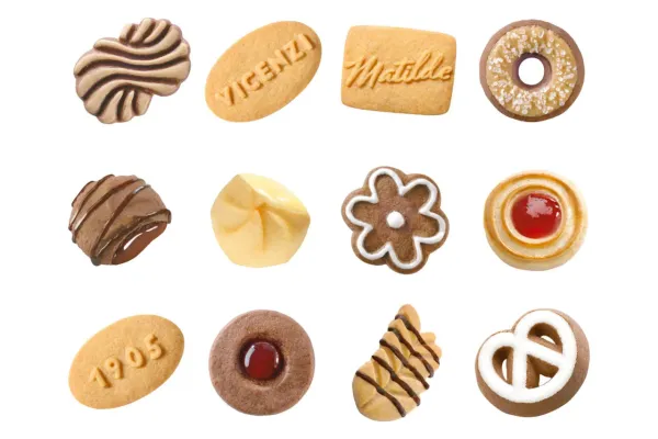 Matilde Vicenzi Minivoglie mix sušienok v plechu 500g