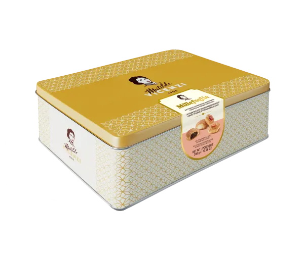 Matilde Vicenzi Millefoglie výber toho najlepšieho pečiva z lístkového cesta v plechovom boxe 390g