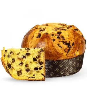 Zaghis Panettone s kúskami karamelovej čokolády s kávovým krémom so ženšenovým likérom 800g