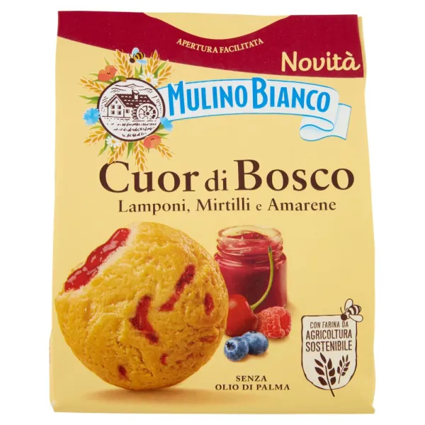 Mulino Bianco Cuor di Bosco s lesným ovocím  300g