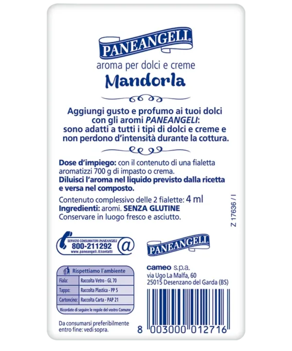Paneangeli mandľová aróma 2x4ml