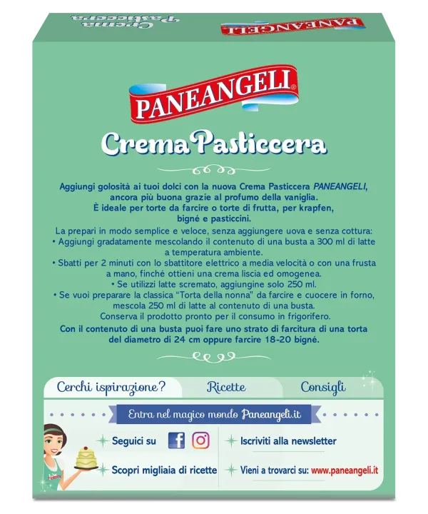 Paneangeli instantý krém s príchuťou vanilky 2x75g