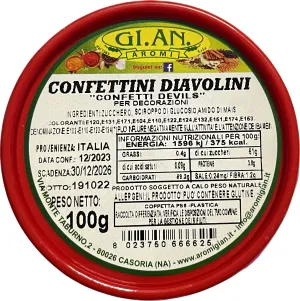 GI. AN. farebné cukrové guličky na zdobenie 100g