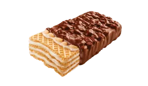 Grisbi oblátky s mliečnym krémom obalené v čokoláde a posypané pufovanou ryžou 120g