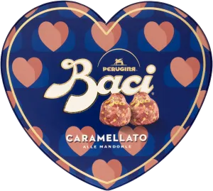 Perugina Baci cuore Caramellato 100g