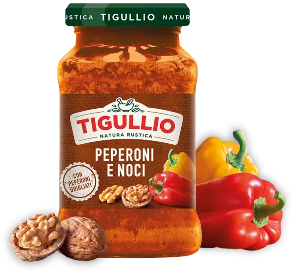 Tigullio omáčka z paprík a vlašských orechov 185g