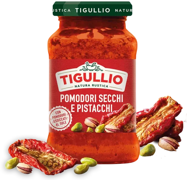 Tigullio omáčka zo sušených paradajok a pistácií 185g