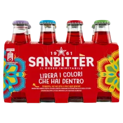 Sanbitter nealkoholický aperitív rosso 8x0,1l thumbnail-1