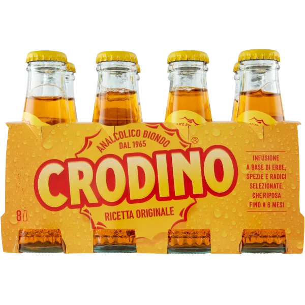 Crodino Biondo nealkoholický aperitív 8x0,1l