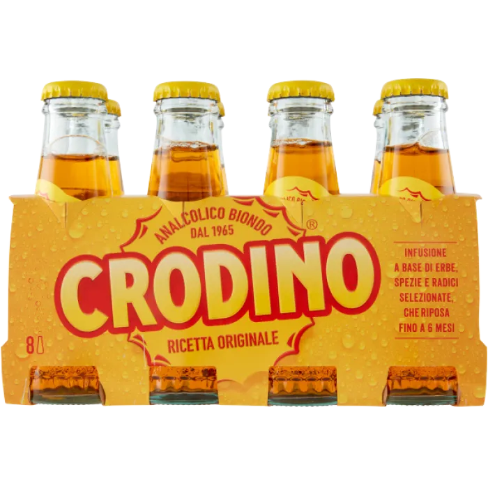 Crodino Biondo nealkoholický aperitív 8x0,1l