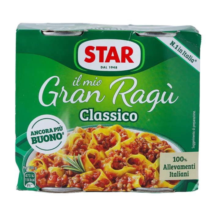 Star klasické mäsové ragú 2x180g