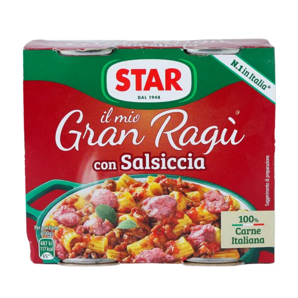 Star Gran ragú con Salsiccia 2x180g