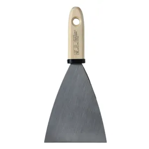 Ciret špachtľa na cesto s krátkou drevenou rúčkou 100mm