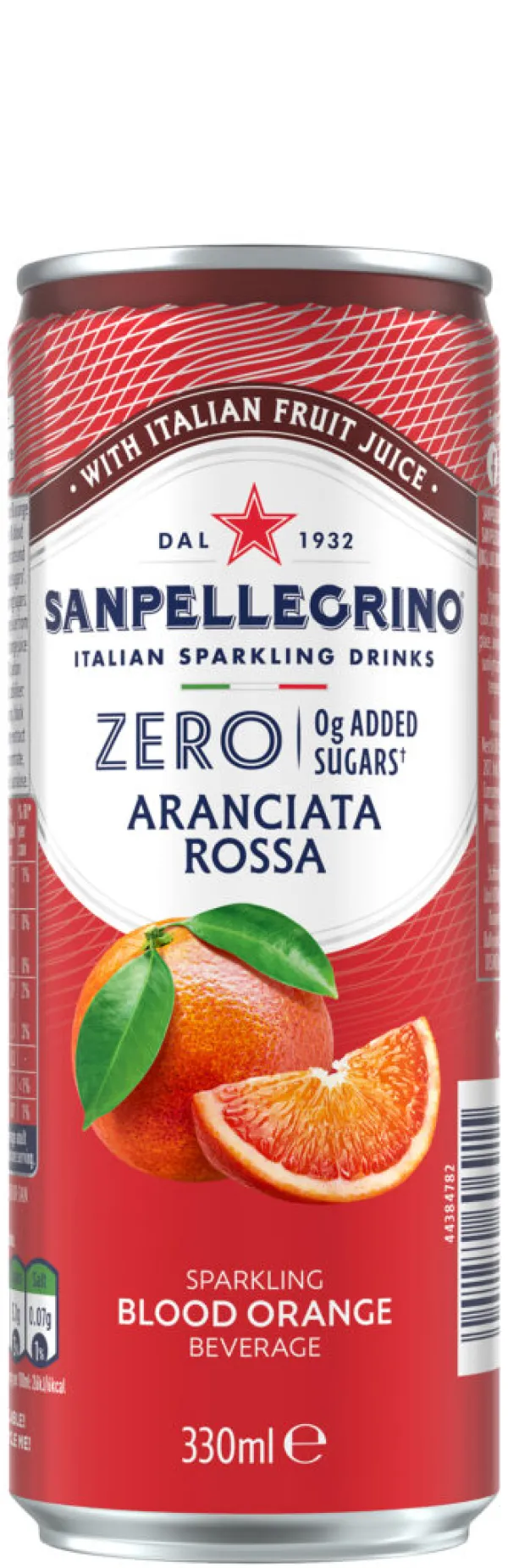 Sanpellegrino Zero červený pomaranč 0,33l (Z)