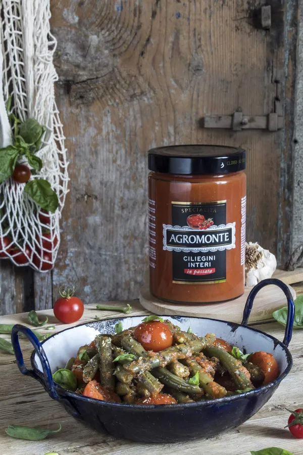 Agromonte celé cherry paradajky v passate zo cherry paradajok 560g