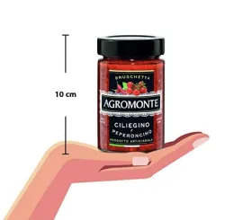 Agromonte Bruschetta so cherry paradajkami a chilli 200g thumbnail-1