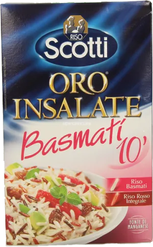 Riso Scotti Oro Insalate zmes celozrnej červenej a basmati ryže 800g