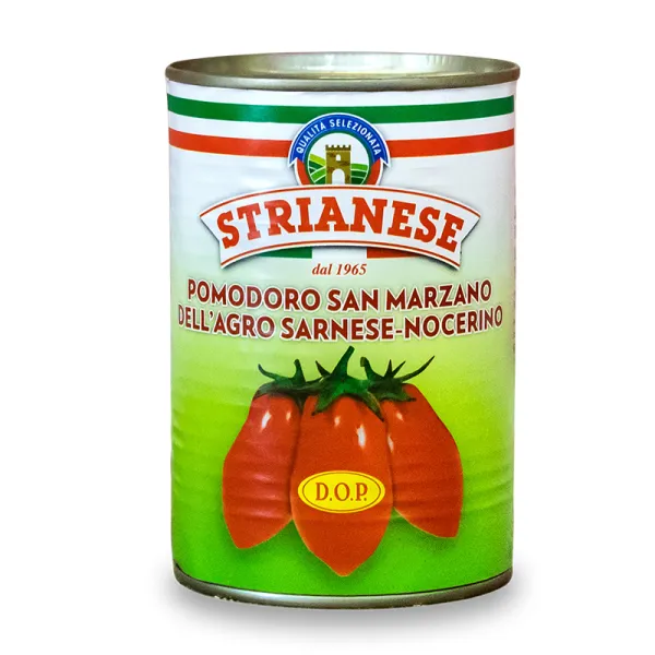 Strianese celé lúpané paradajky San Marzano DOP 400g