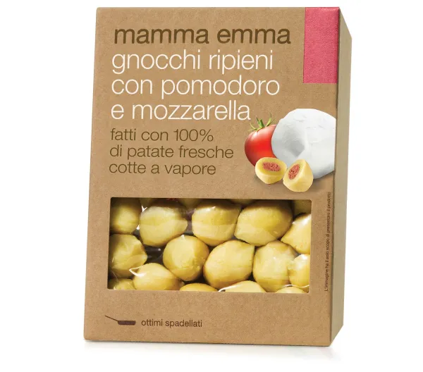 Mamma Emma zemiakové Gnocchi s paradajkami a mozzarellou 350g