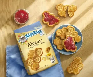 Mulino Bianco Alveari sušienky so slaným maslom a medom 300g