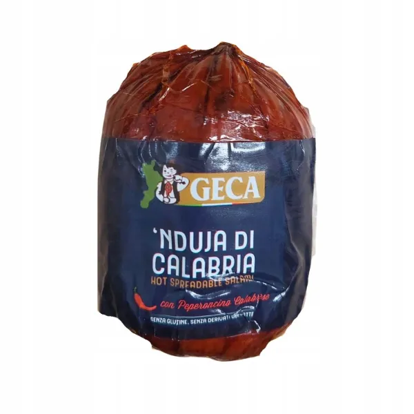 Geca Nduja kalábrijská pikantná nátierková saláma 250g