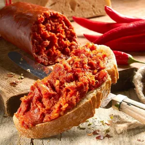 Geca Nduja kalábrijská pikantná nátierková saláma 250g