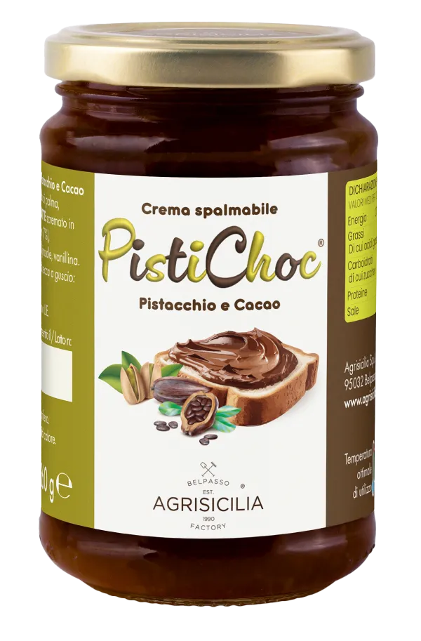 Agrisicilia PistiChoc pistáciovo-kakaová nátierka 340g