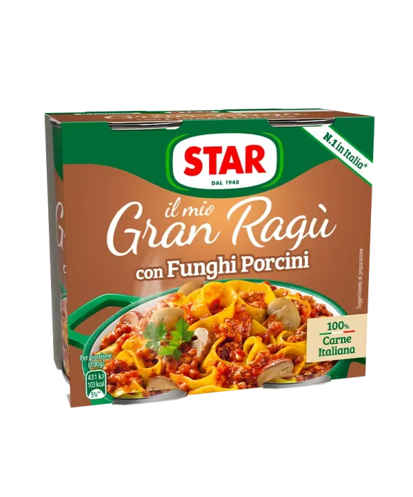 Star Gran ragú s hubami  2x180g
