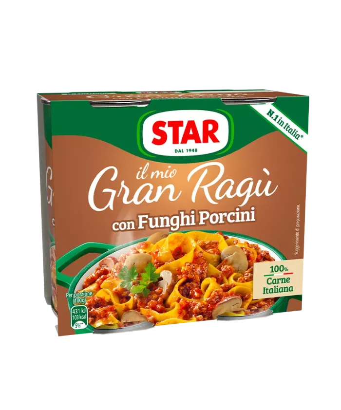 Star Gran ragú s hubami  2x180g