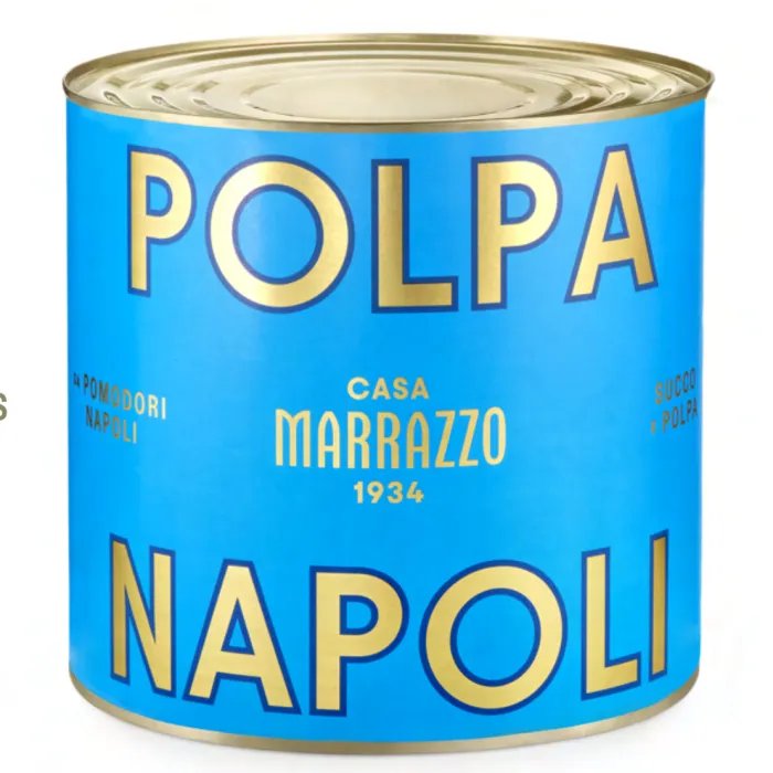 Casa Marrazzo krájané neapolské paradajky 2550g Casa Marrazzo krájané neapolské paradajky 2550g