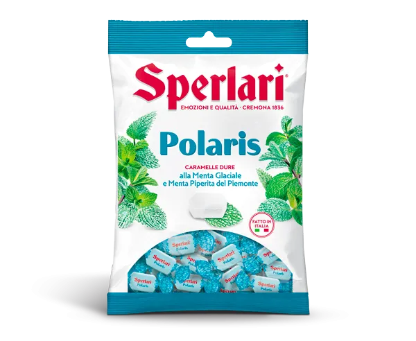 Sperlari Polaris tvrdé cukríky s mätou piepornou z Piemonte 200g