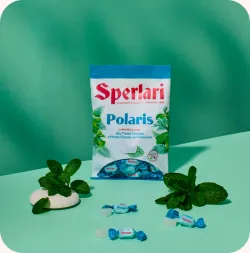 Sperlari Polaris tvrdé cukríky s mätou piepornou z Piemonte 200g thumbnail-2