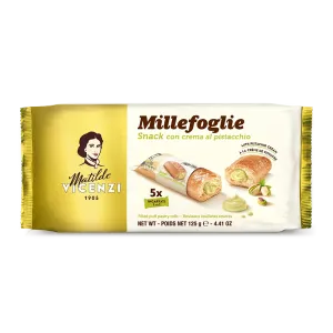 Matilde Vicenzi Millefoglie rolky z lístkového cesta s pistáciovým krémom 125g