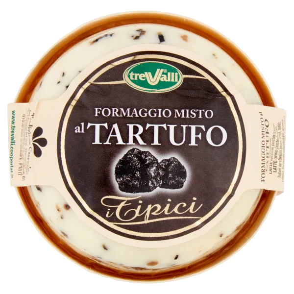 Trevalli čerstvý syr s čiernou hľuzovkou 180g