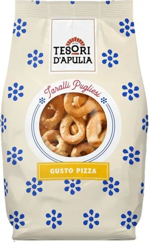 Tesori d’Apulia taralli s príchuťou pizze 400g