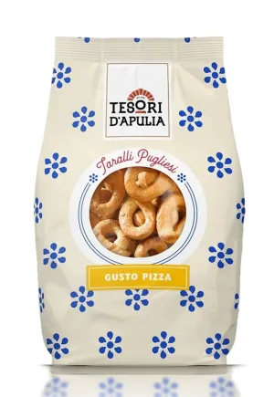 Tesori d’Apulia taralli s príchuťou pizze 400g