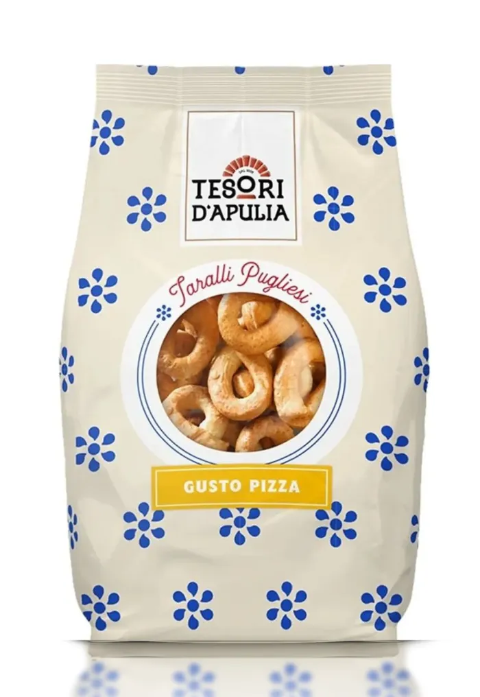 Tesori d’Apulia taralli s príchuťou pizze 400g
