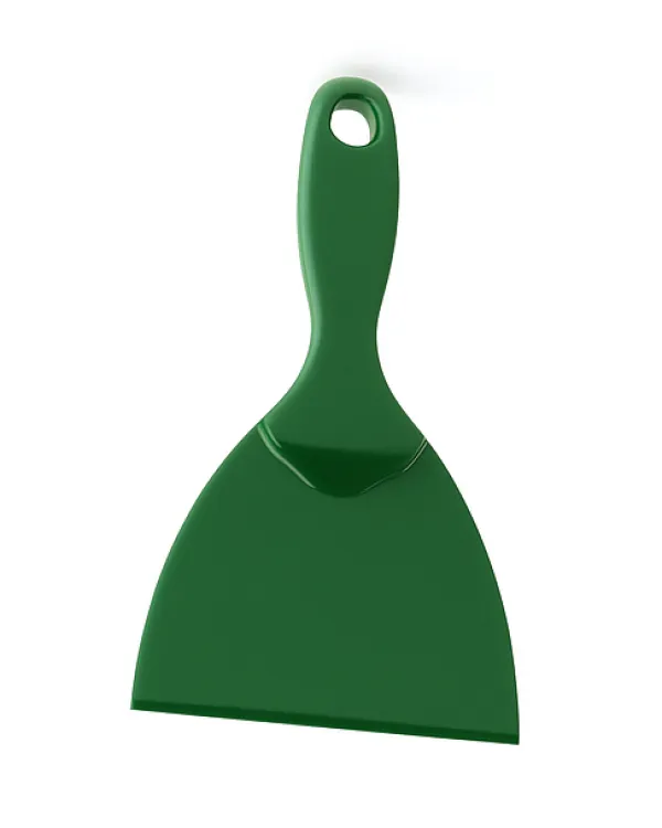 GenusDei zelená plastová  špachtľa na cesto 210x105 mm