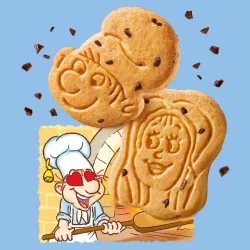 Mulino Bianco Piccolo Mugnaio krehké sušienky s kúskami čokolády a smotanou 300g thumbnail-2