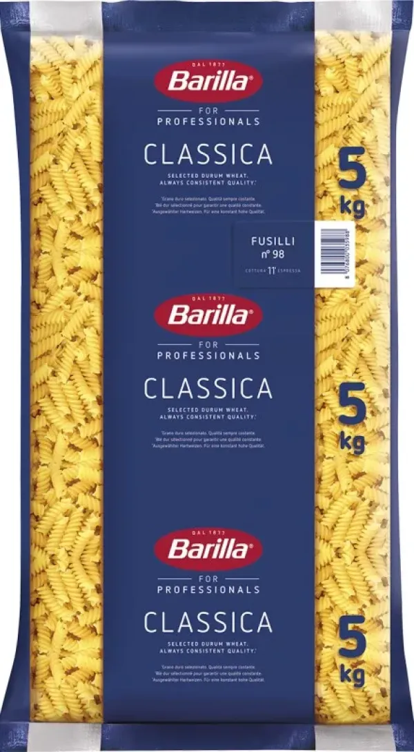 Barilla Fusilli N°98 5 kg