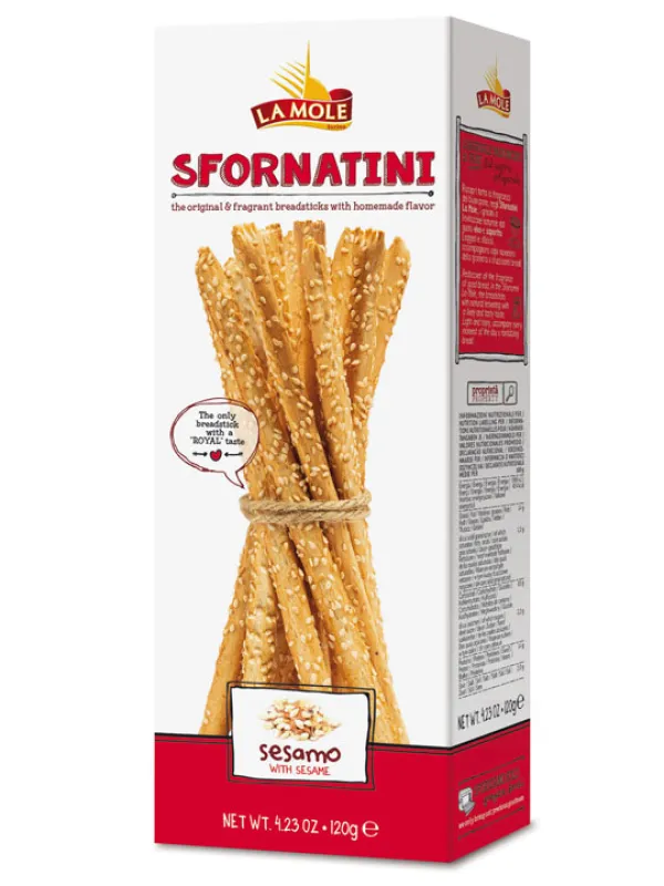La Mole grissini so sezamom 120g