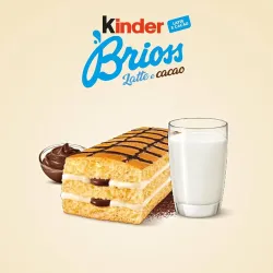 Ferrero Kinder Brioss raňajkové buchtičky s mliekom a  kakaom 280g thumbnail-2