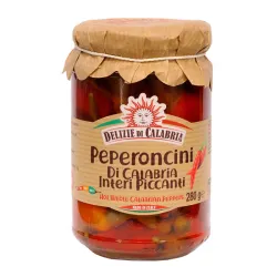 Delizie di Calabria celé pikantné kalábrijské chilli papričky 280g thumbnail-1