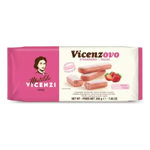 Matilde Vicenzi Vicenzovo dlhé piškóty Savoiardi  s jahodovou príchuťou 200g